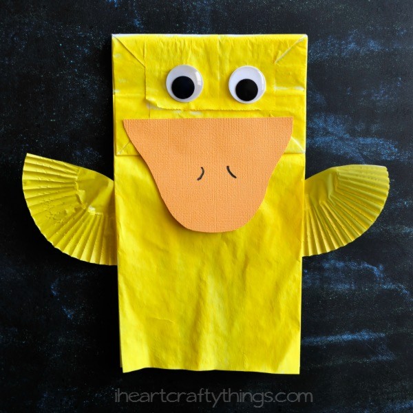 Adorable Paper Bag Ducks