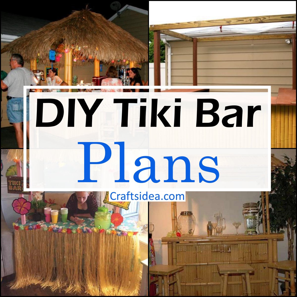 DIY Tiki Bar Plans