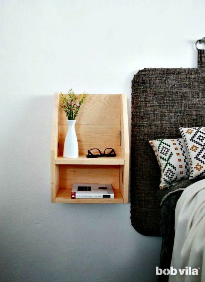 Make A Floating Nightstand