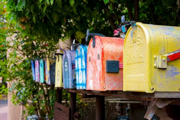 Double DIY Mailbox Post