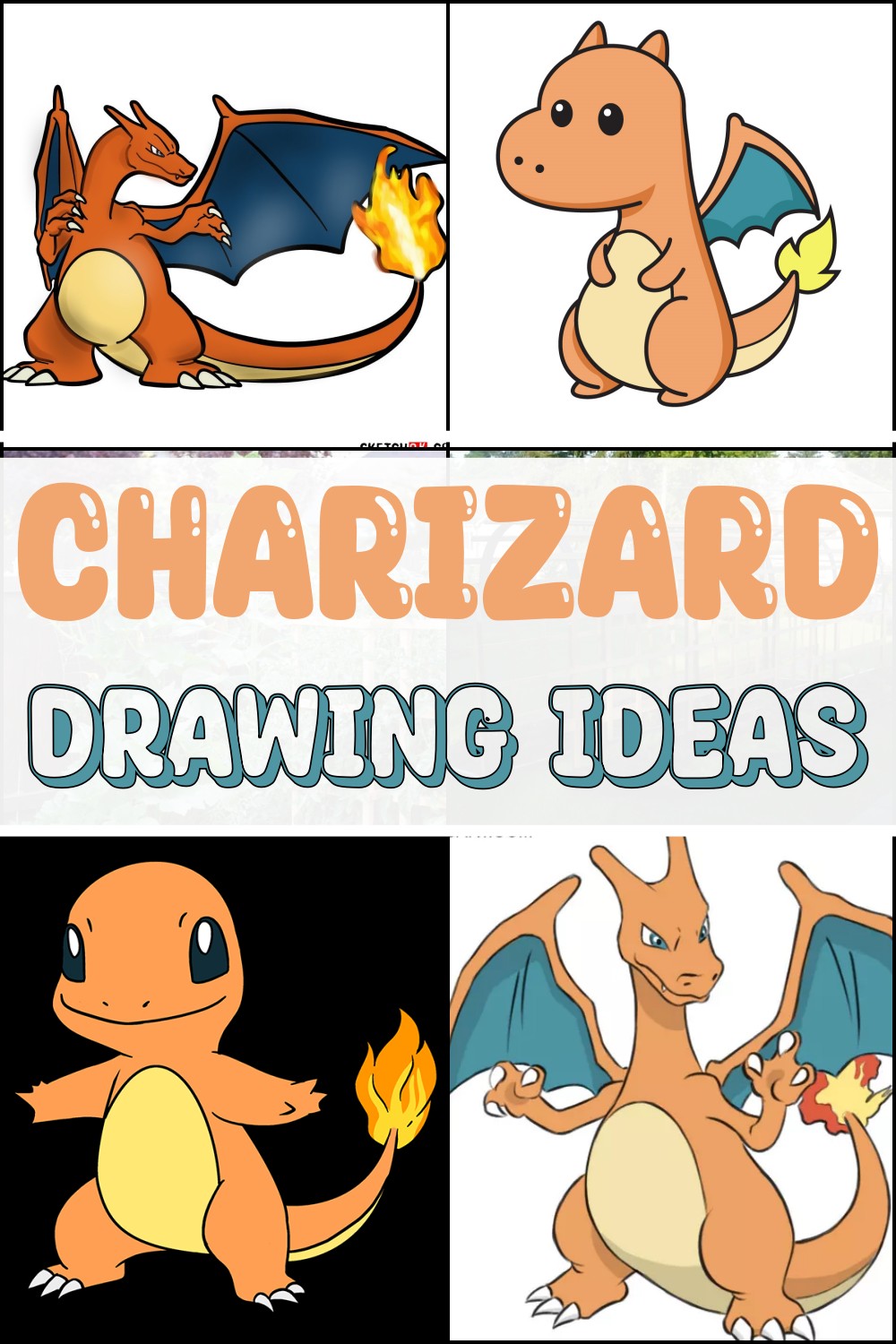 Charizard Drawing Ideas 1