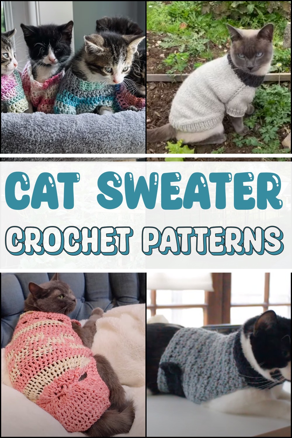 Crochet Cat Sweater Patterns 1