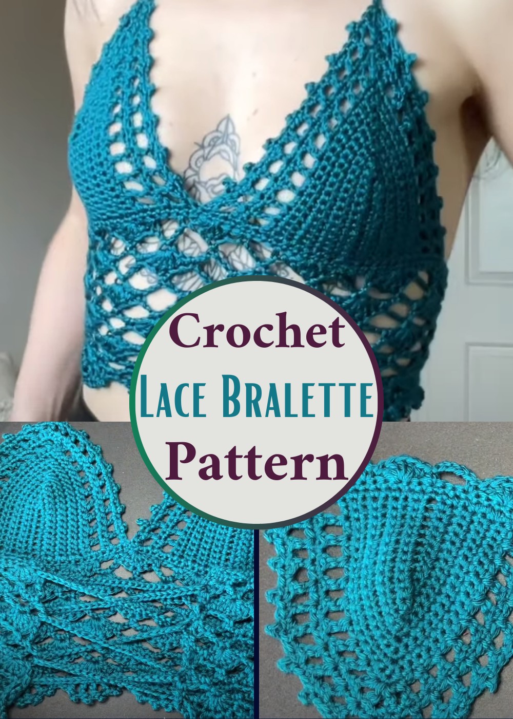 Crochet Lace Bralette Pattern Free