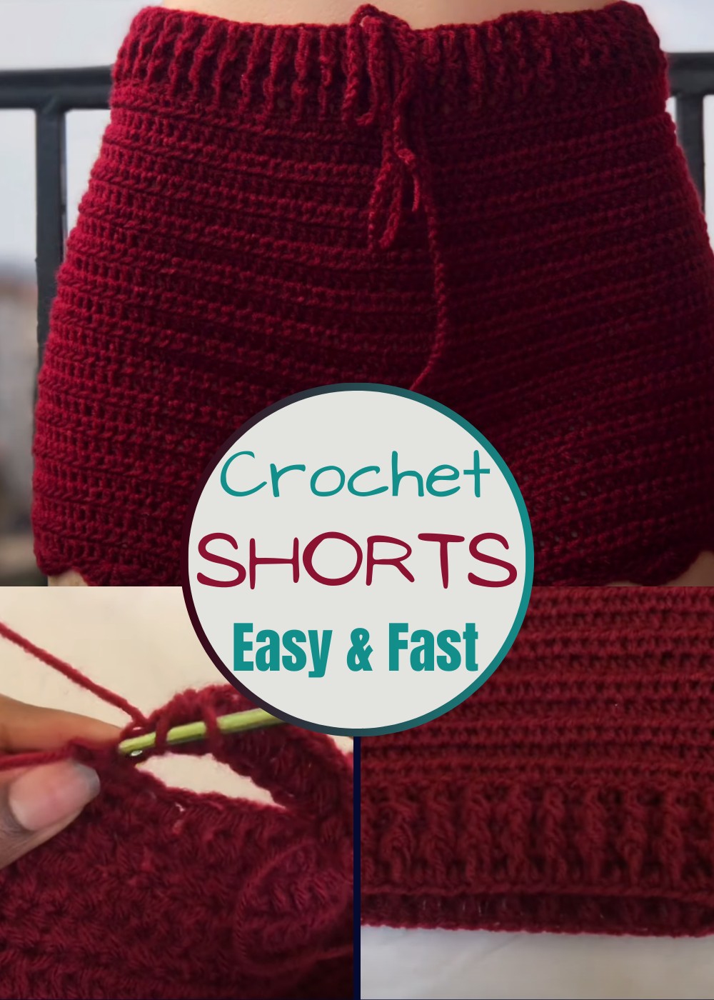 Easy And Fast Crochet Shorts