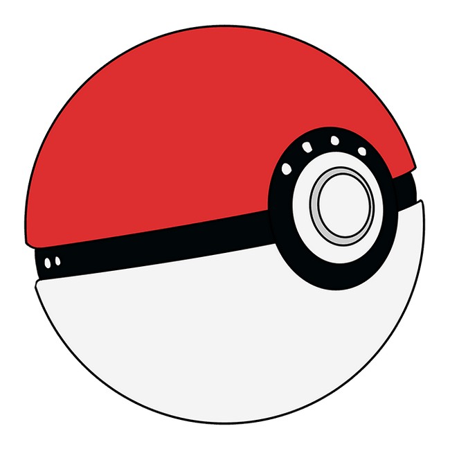 How To Draw A Poke Ball