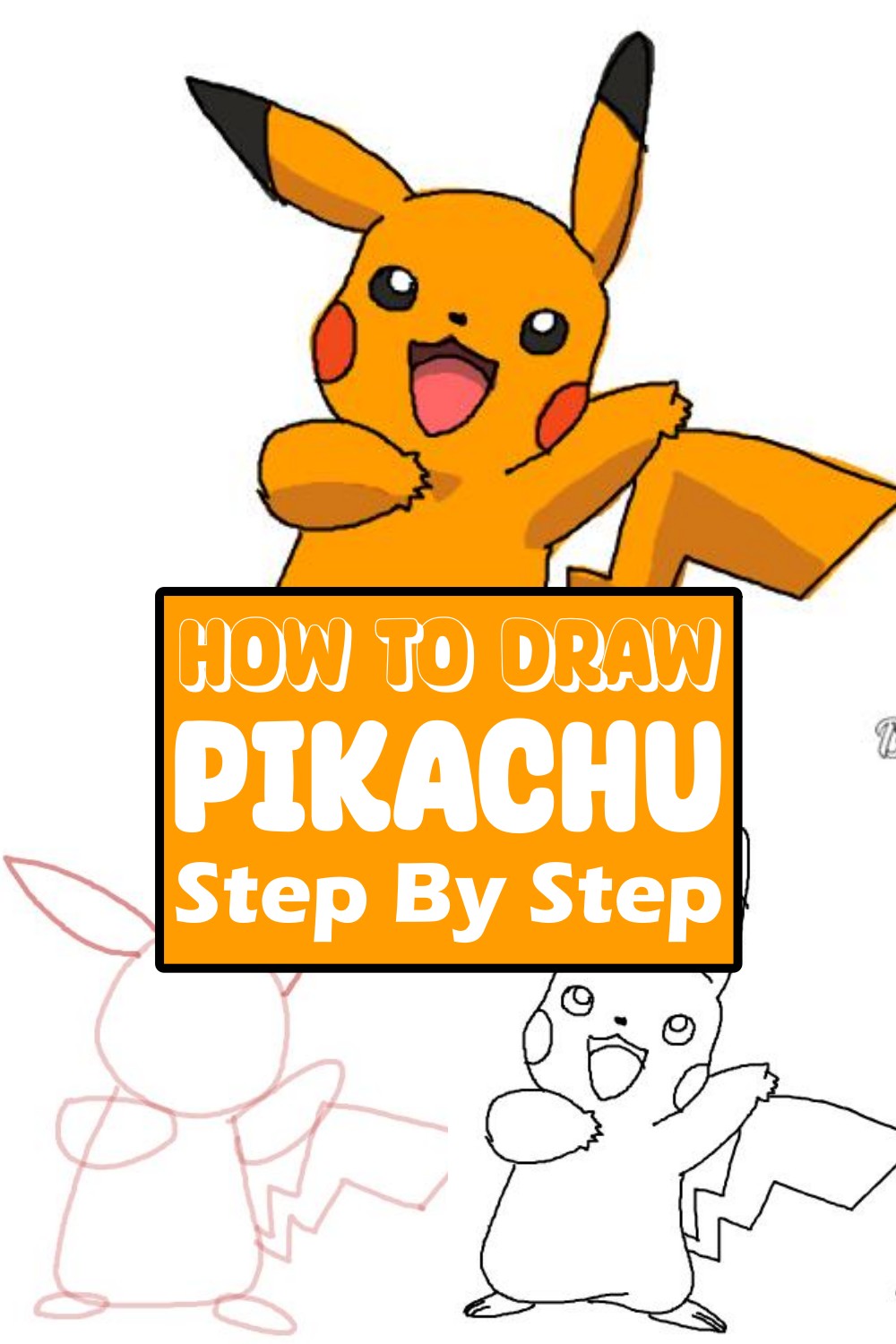 How To Draw Pikachu Step By Step