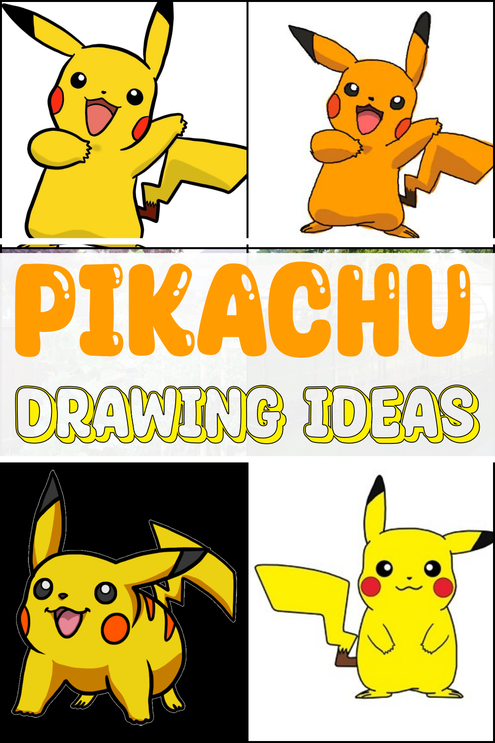 Easy Pikachu Drawing Ideas