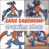 Easy Garchomp Drawing Ideas