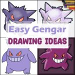 Easy Gengar Drawing Ideas