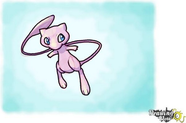 Easy How To Draw Mew From Pokemon