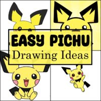 Easy Pichu Drawing Ideas