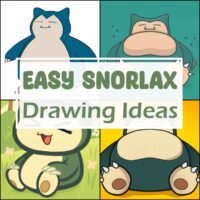 Easy Snorlax Drawing Ideas