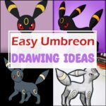 Easy Umbreon Drawing Ideas