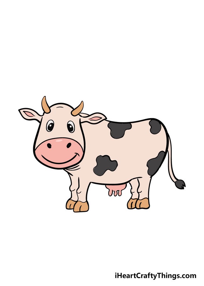 How To Draw A Cow A Step By Step Guide