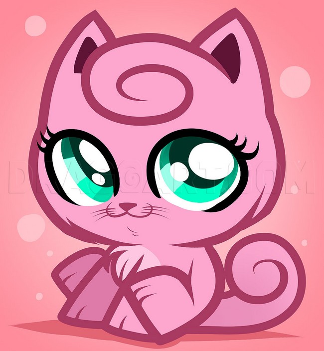 How To Draw A Jigglypuff Kitty
