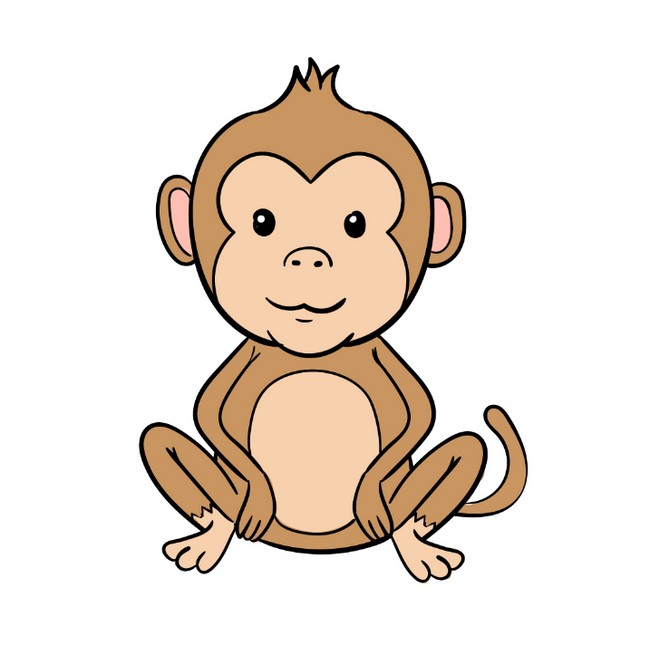 How To Draw A Monkey A Step By Step Guide