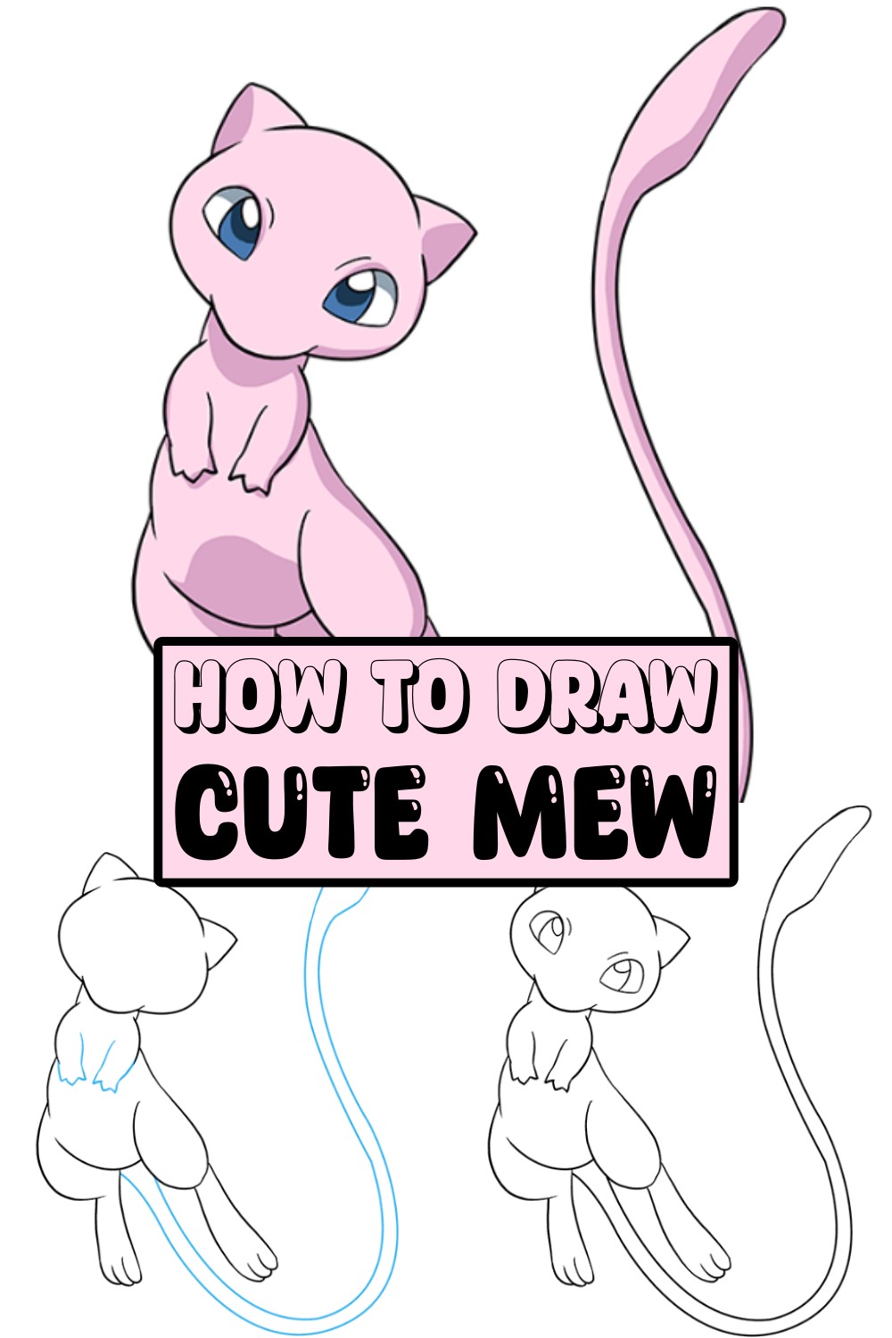How To Draw Cute Mew