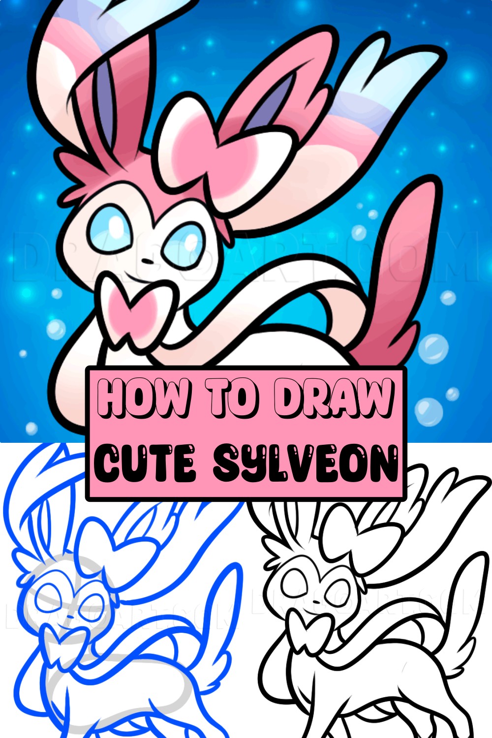 How To Draw Cute Sylveon