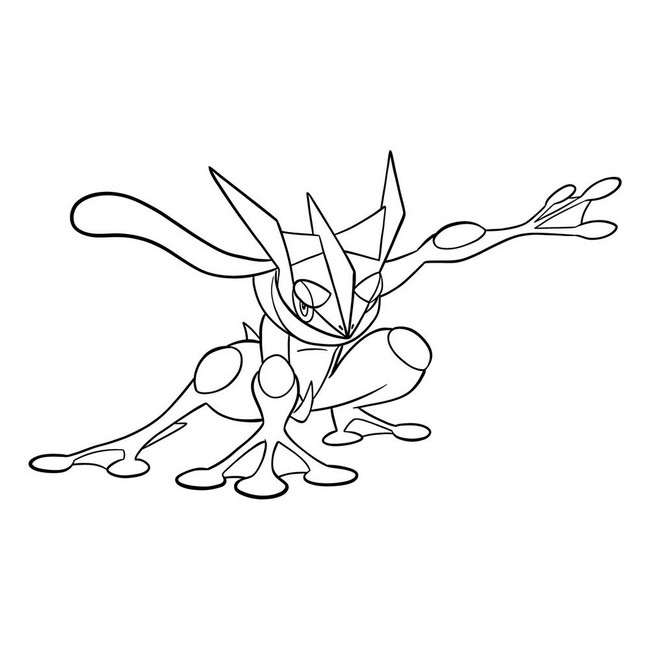 How To Draw Easy Greninja Pokemon
