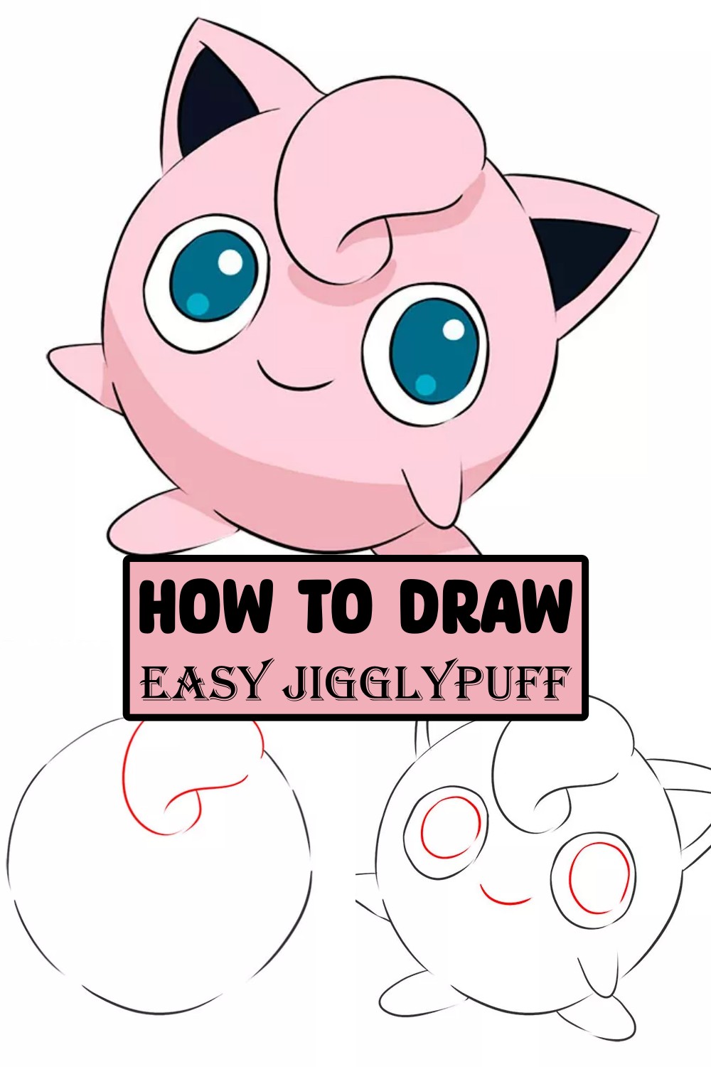 How To Draw Easy Jigglypuff