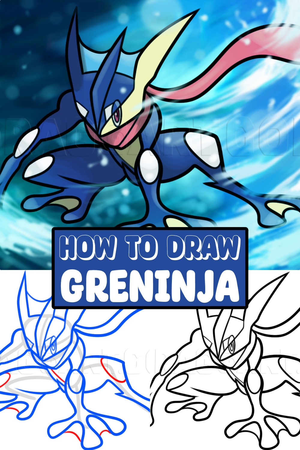 How To Draw Greninja