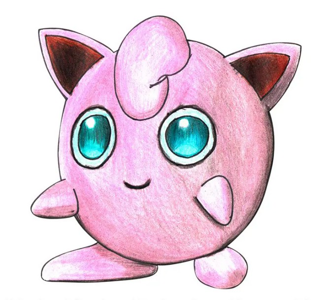 How To Draw Jigglypuff From Pokemon Go