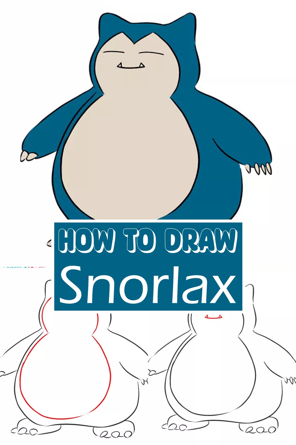 How To Draw Snorlax