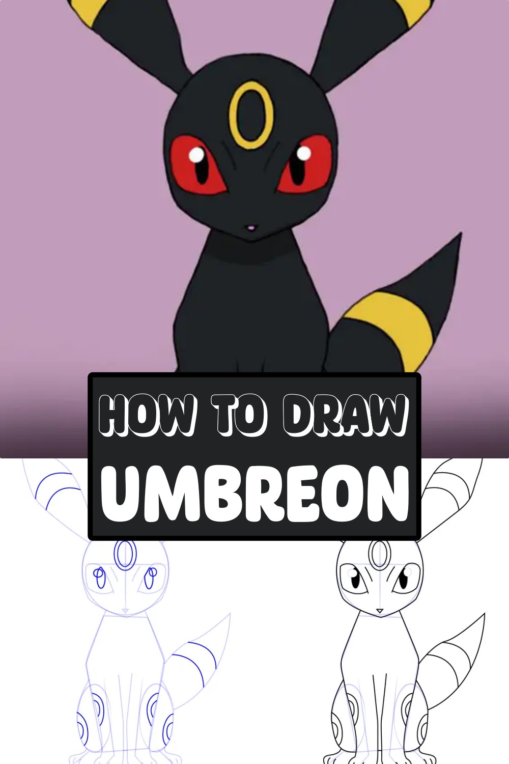 How To Draw Umbreon