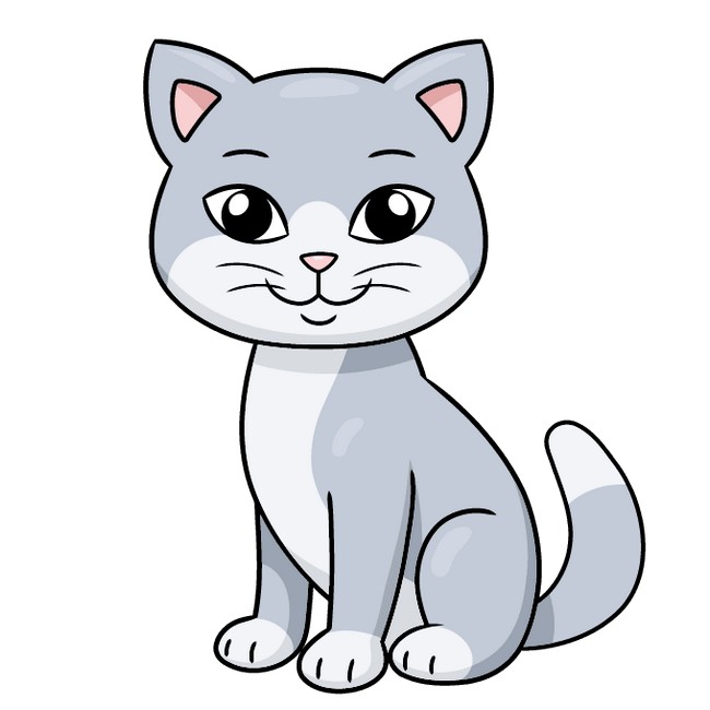 How To Draw An Easy Step-by-step Cat Drawing For Kids
