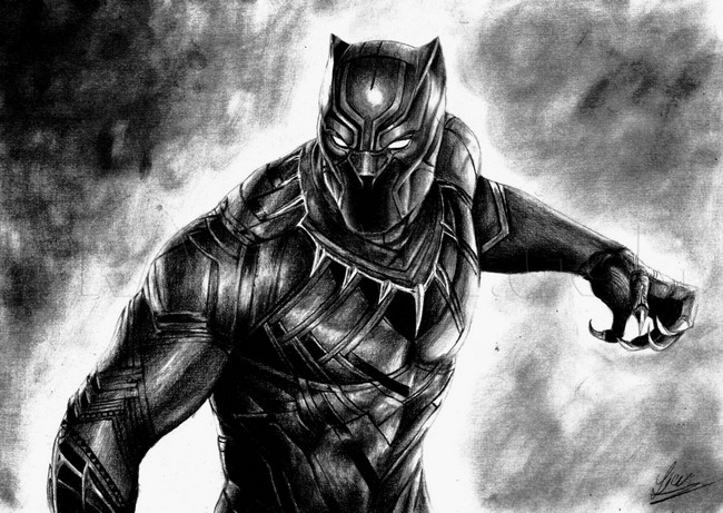 The Black Panther Drawing