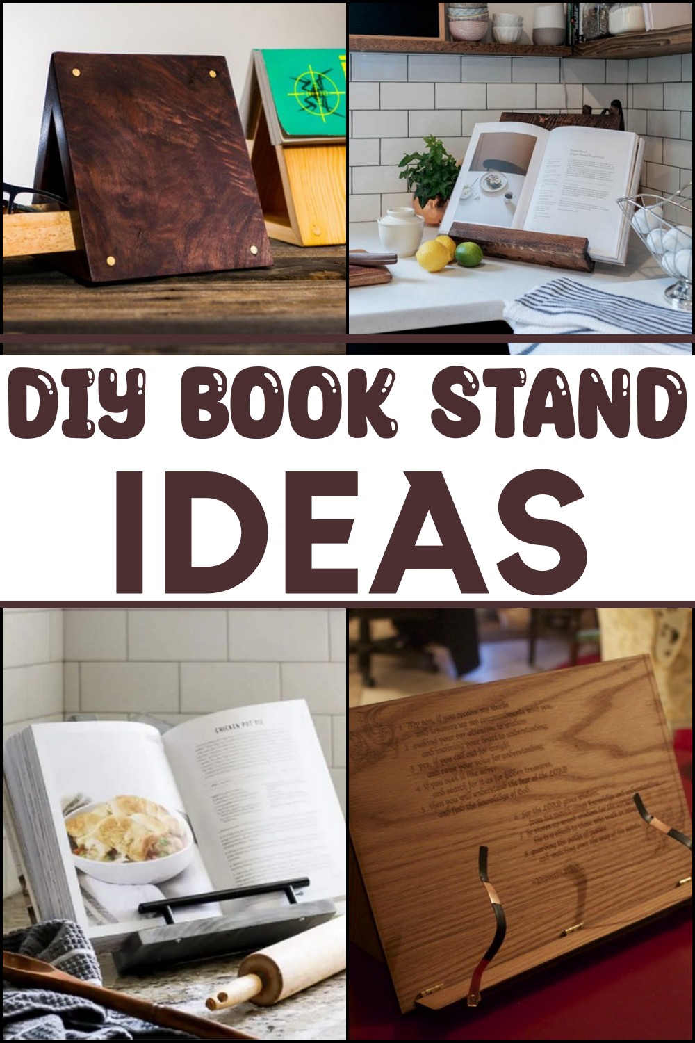 DIY Book Stand Ideas