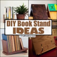 DIY Book Stand Ideas