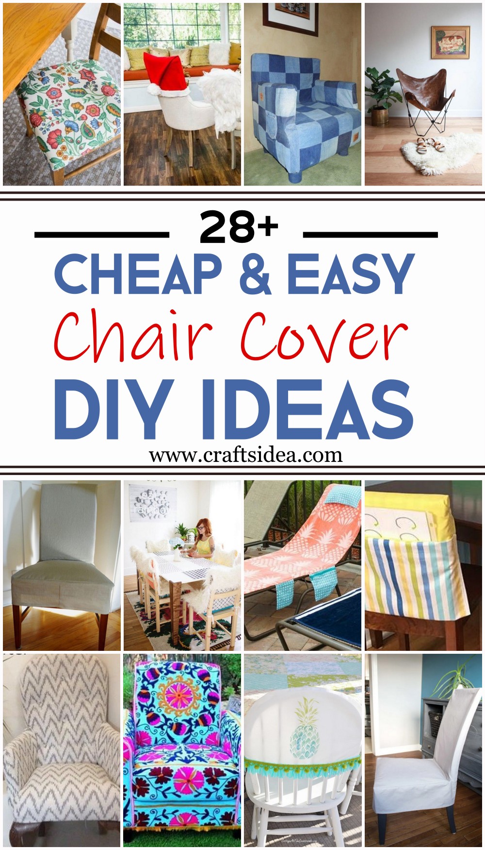 DIY Chair Cover Ideas 1