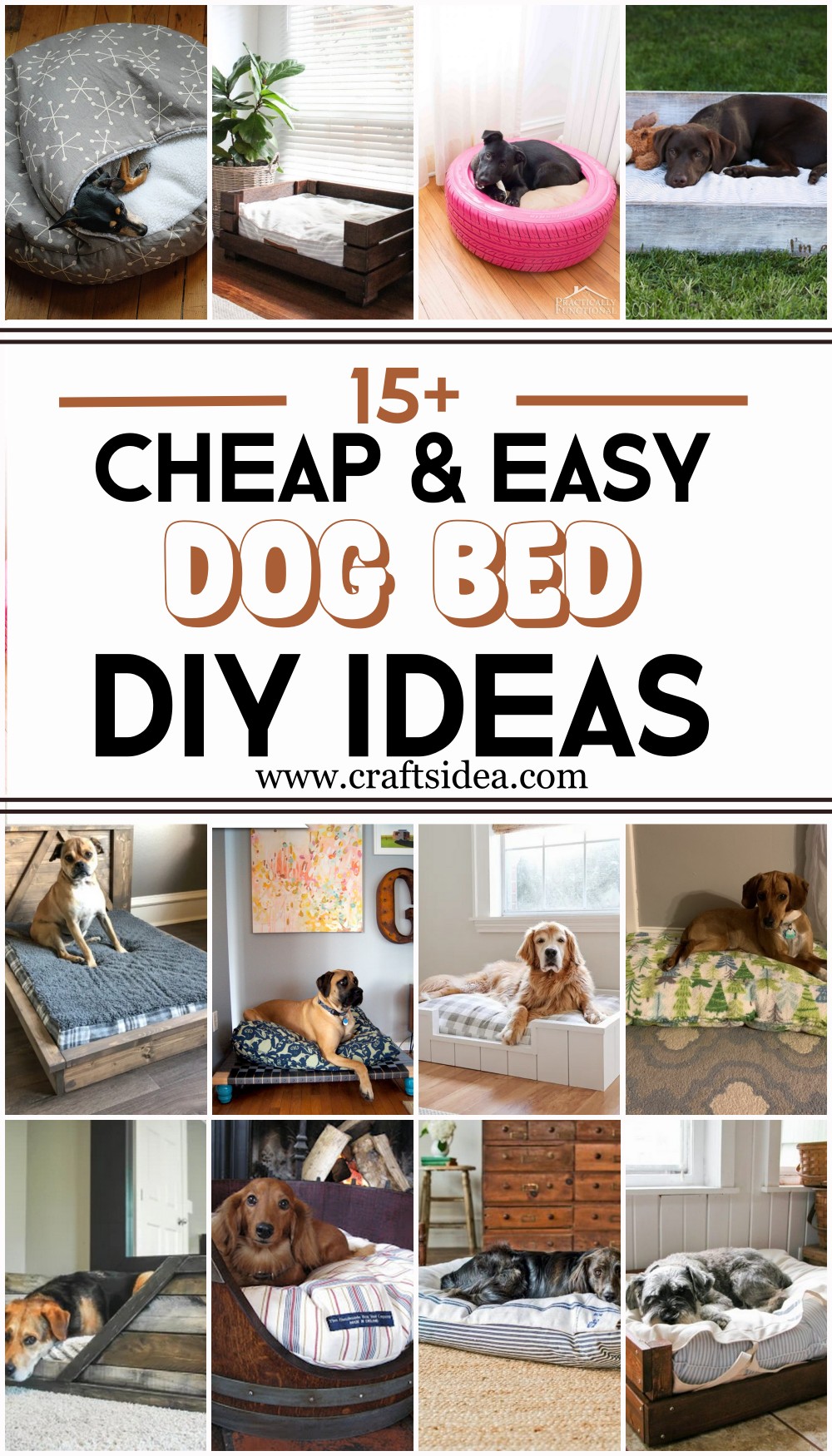 DIY Dog Bed Ideas 1