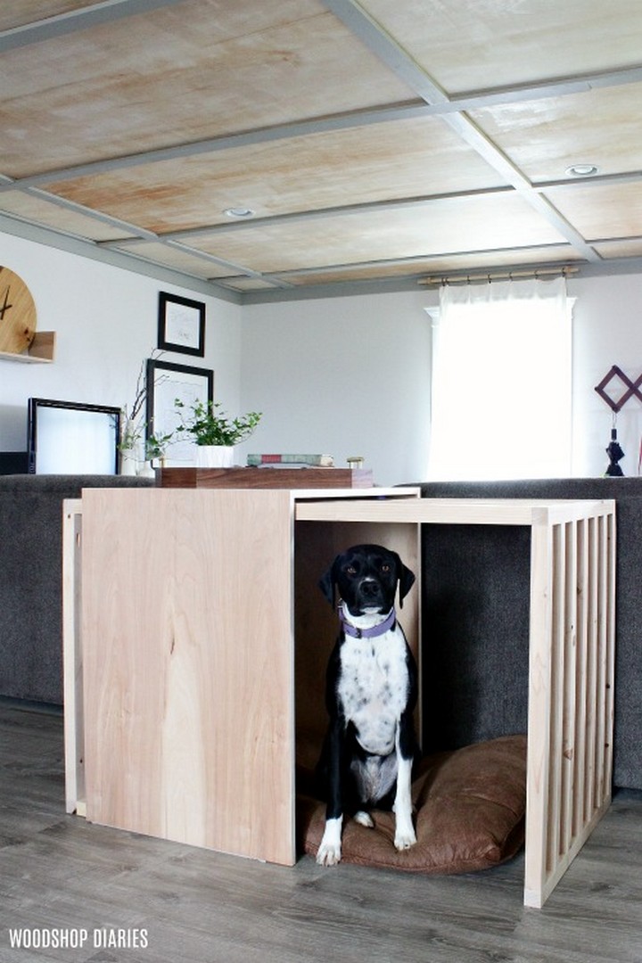  canine Crate With Sliding Door