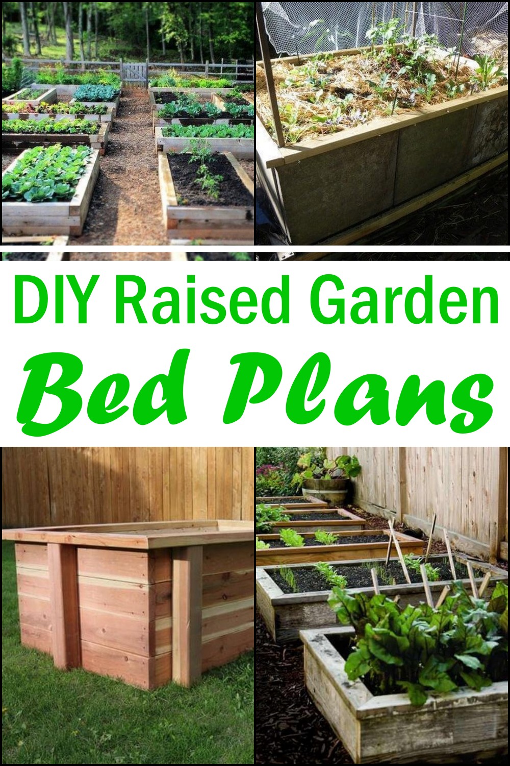 25 DIY Raised Garden Bed Plans For Lesser Space
