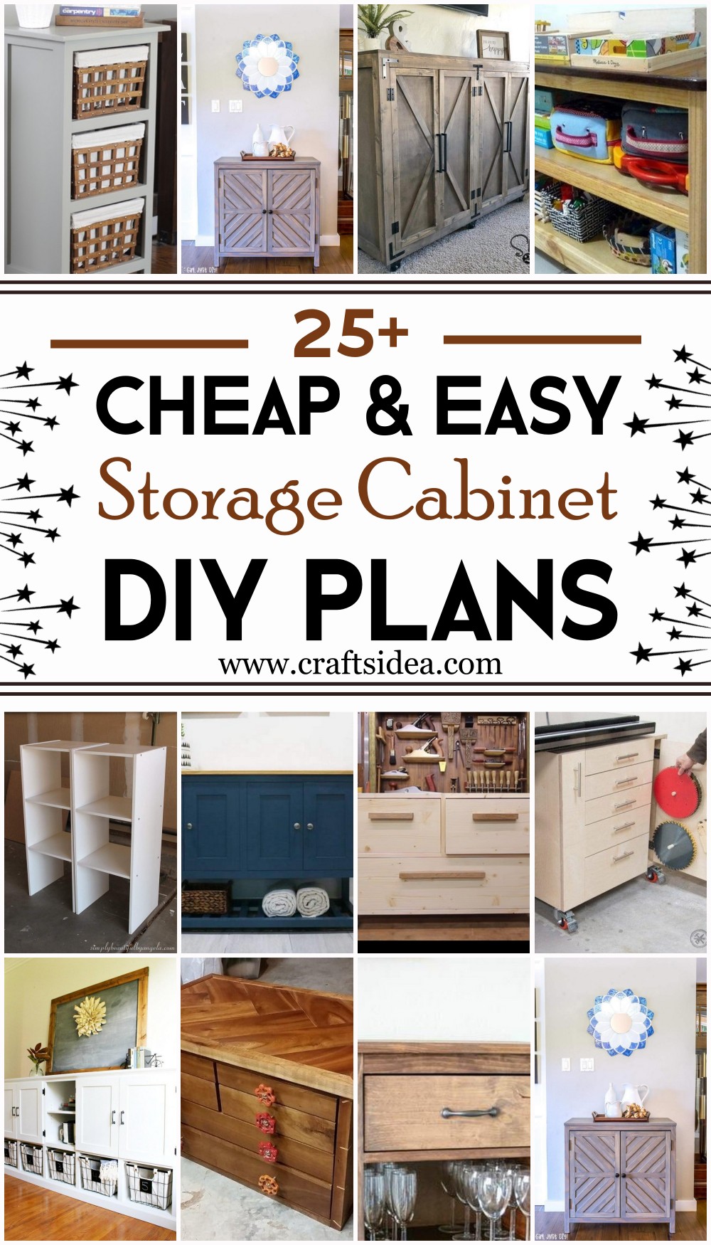 DIY Storage Cabinet Plans 1