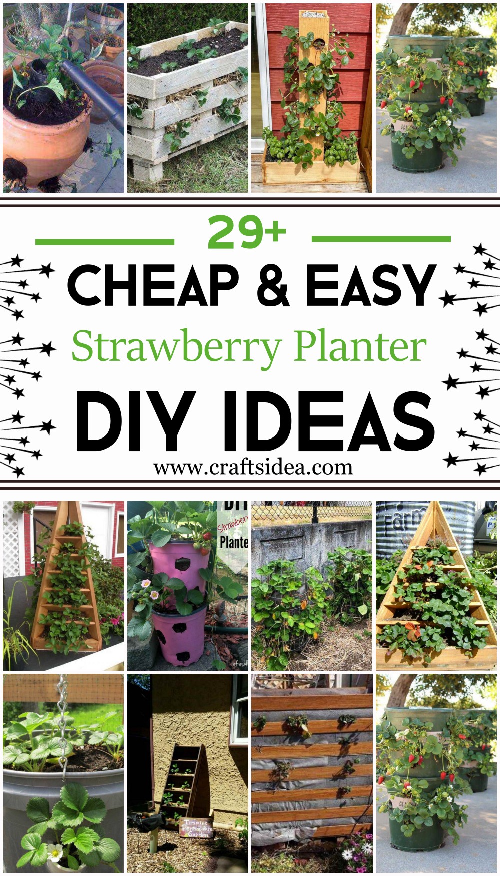 DIY Strawberry Planter Ideas 1