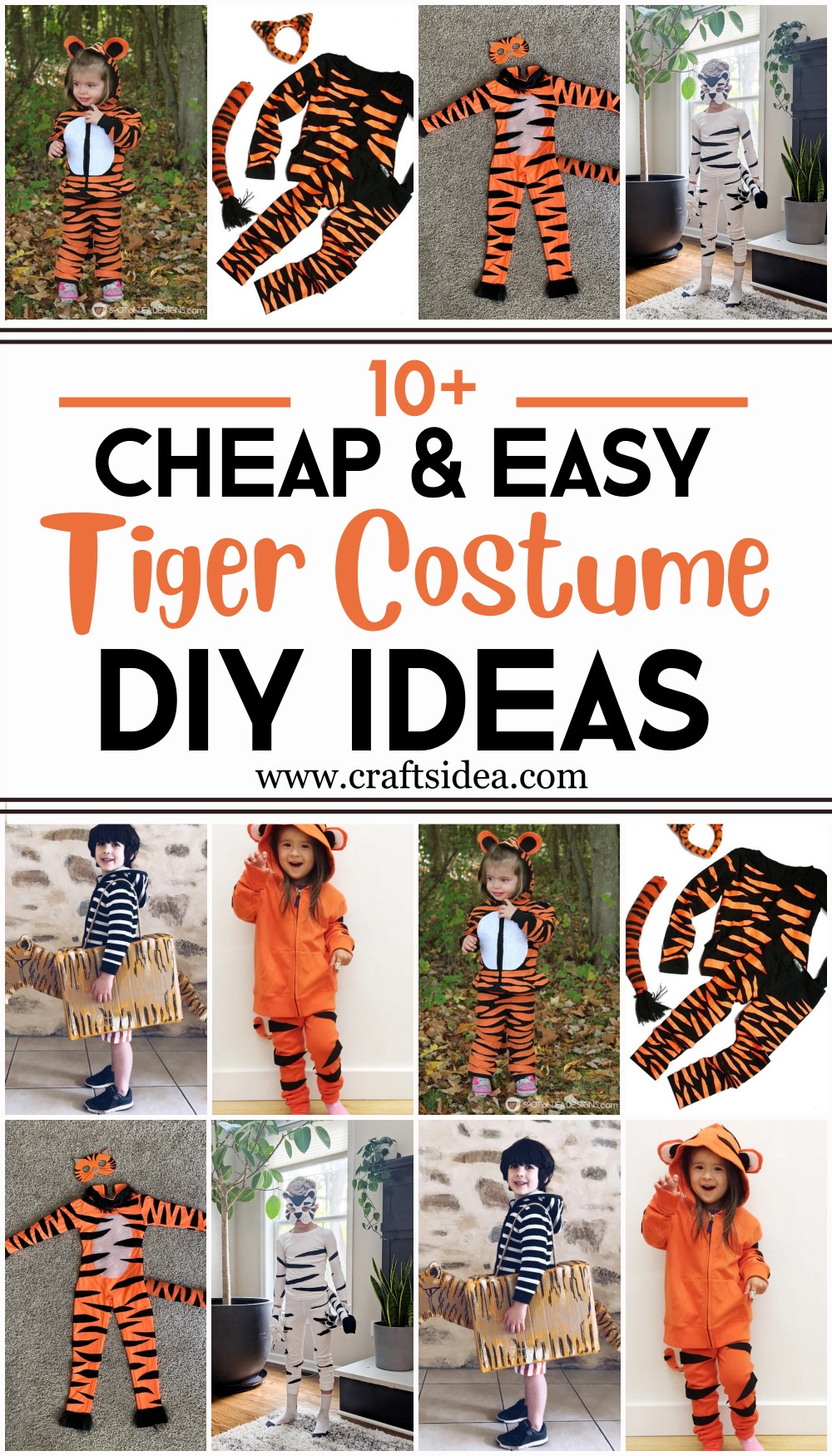 DIY Tiger Costume Ideas 1