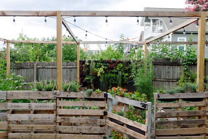 How To Make A Garden Fence From Upcycled Pallets