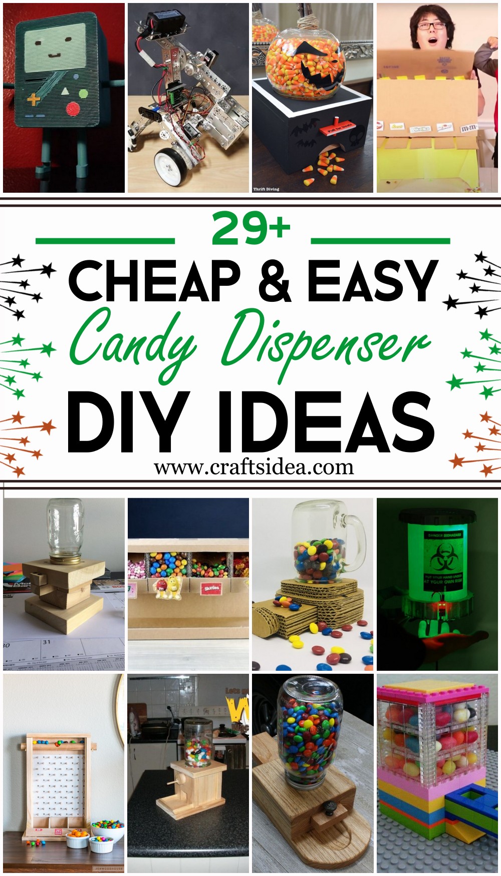 DIY Candy Dispenser Ideas 1