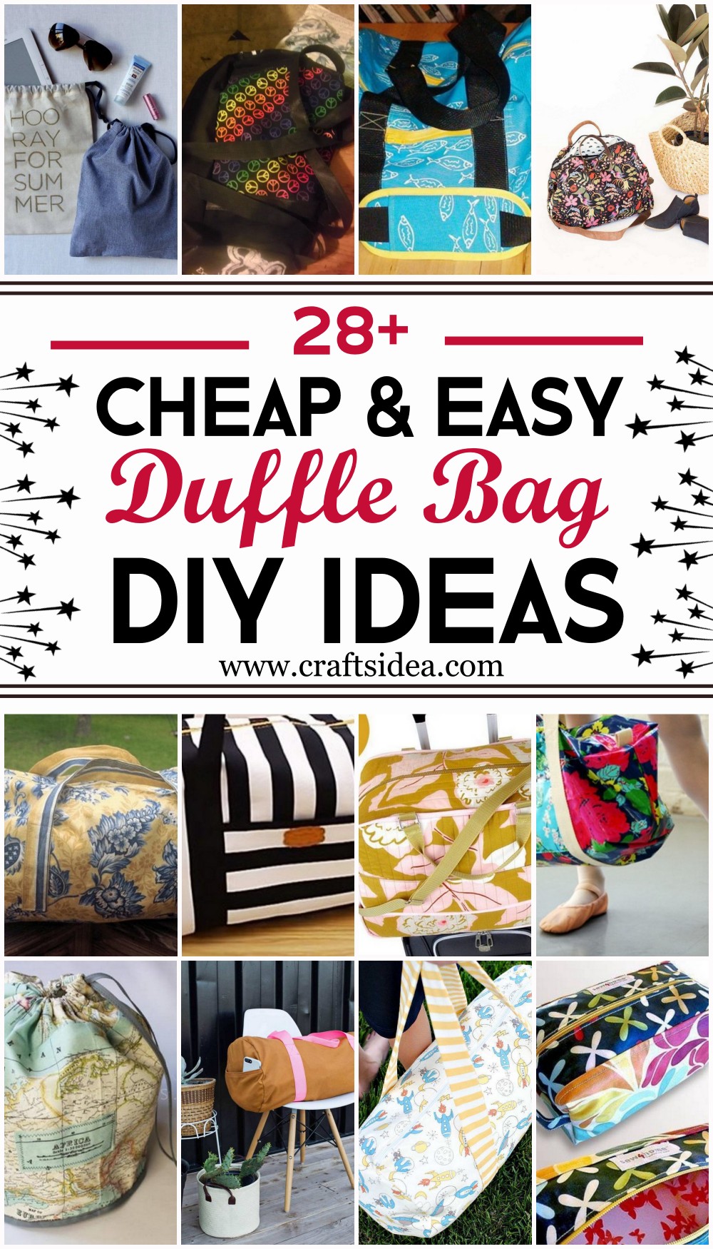 DIY Duffle Bag Ideas 1