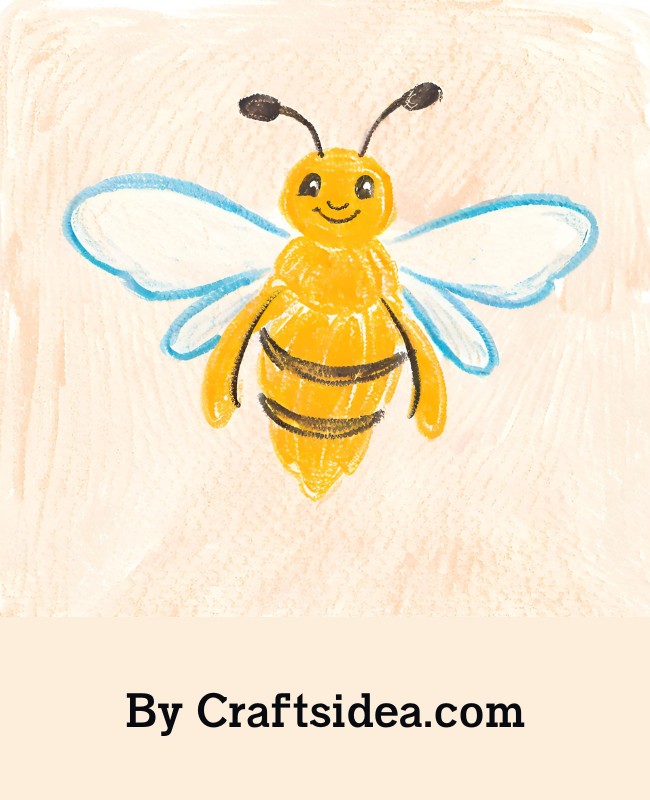 Buzzing Bee Drawing