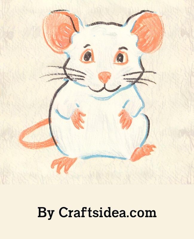 Creepy Rat Drawing