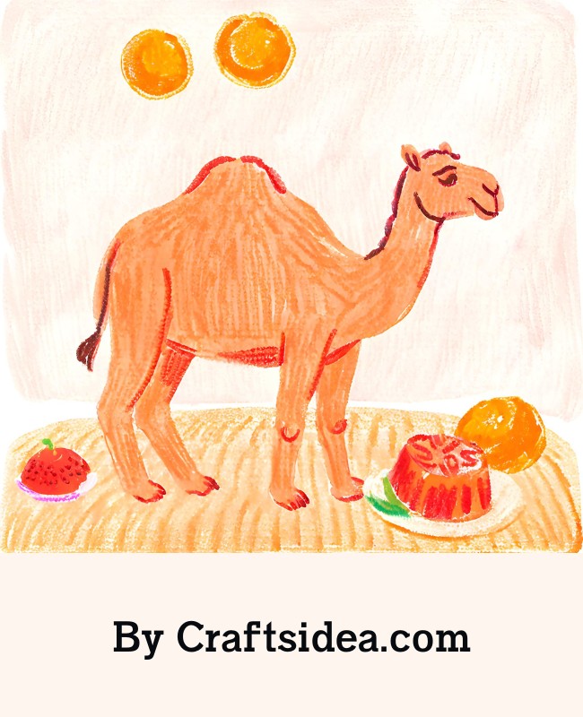 Dessert Camel Drawing
