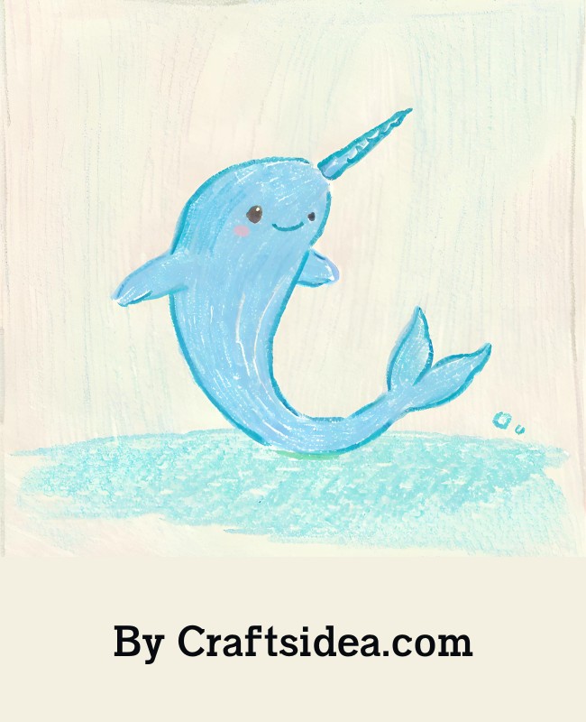 Narwhal Drawing