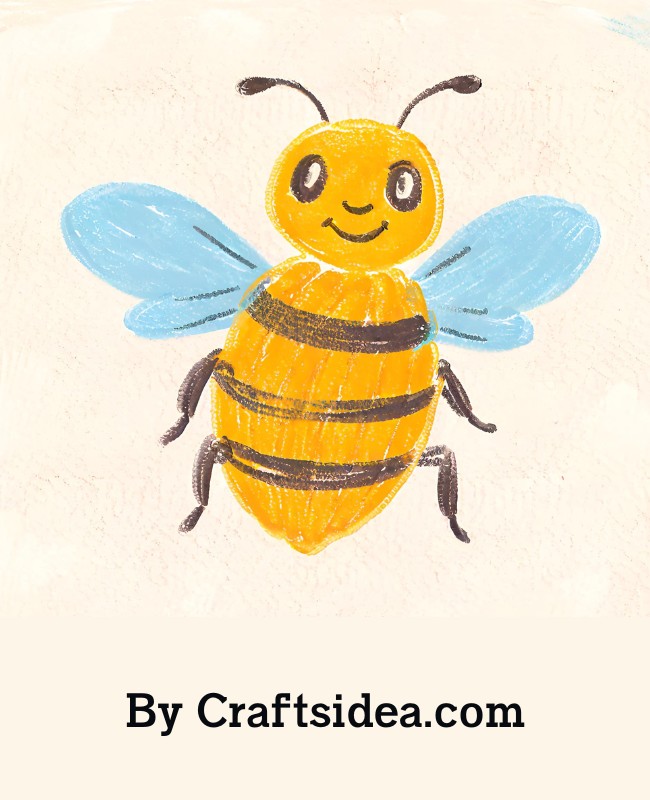 Cartoon Bee Drawing