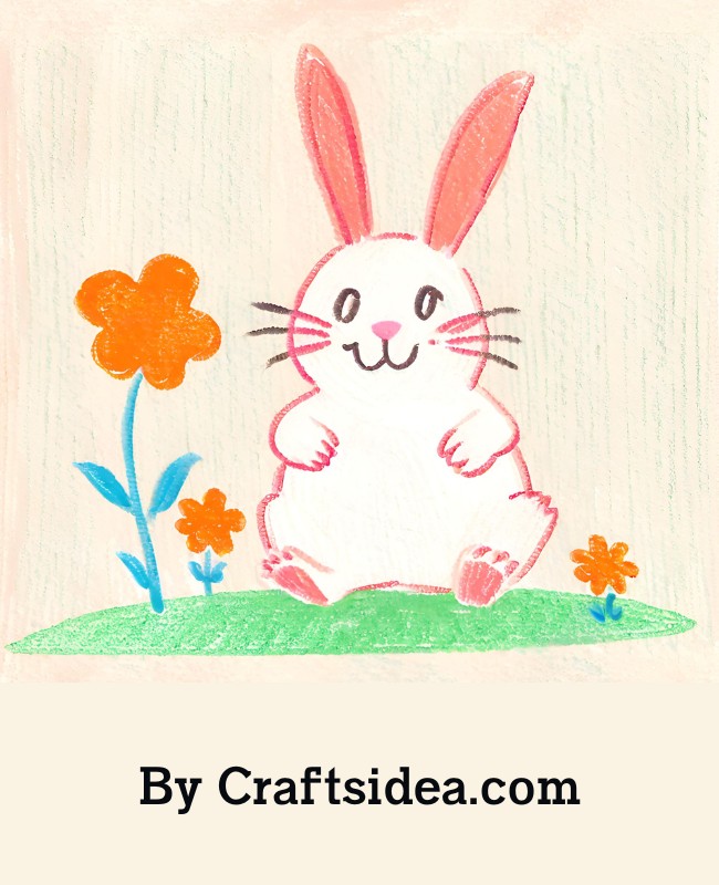 Fun Rabbit Drawing