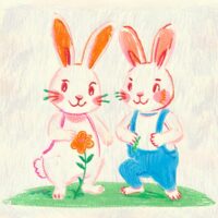 Rabbit Drawing 1