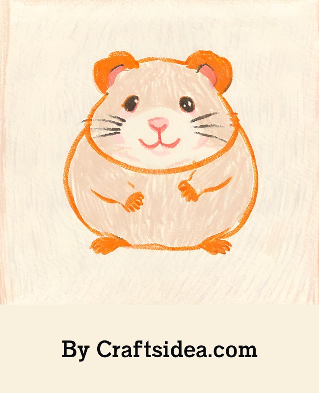 Round Hamster Drawing